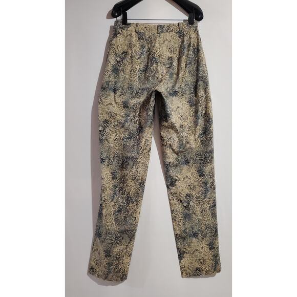 Peruvian Connection Vtg Batik Dye Slim Fit Straight Leg Pants Womens Size 6 - Picture 2 of 8